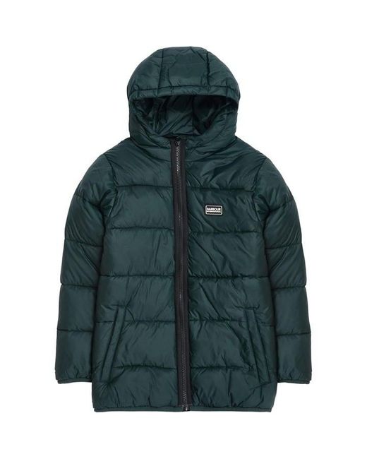 Barbour Green Boys Bobber Quilted Jacket for men