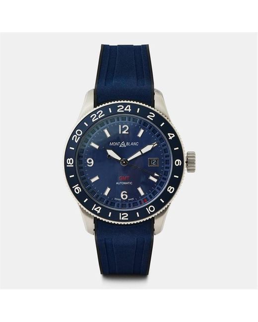 Montblanc Blue Gmt Automatic Auto Analogue Watch for men