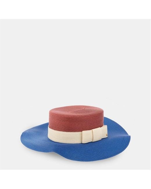 Gucci Blue Boater Hat