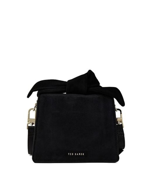 Ted Baker Black Niyah Soft Knot Small Crossbody Bag