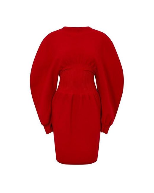 Bottega Veneta Red Knitted Dress