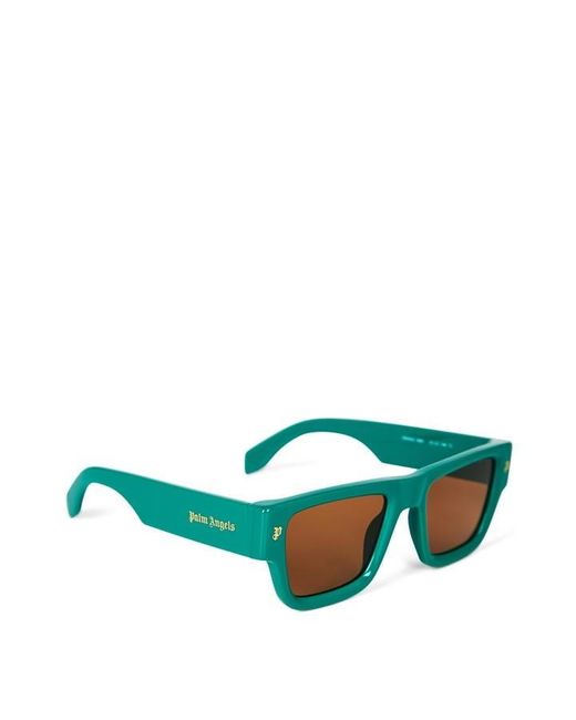 Palm Angels Green Palisade Sunglasses