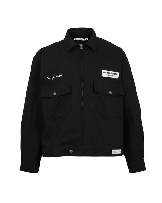 Neighborhood Black Coach Jacket for men