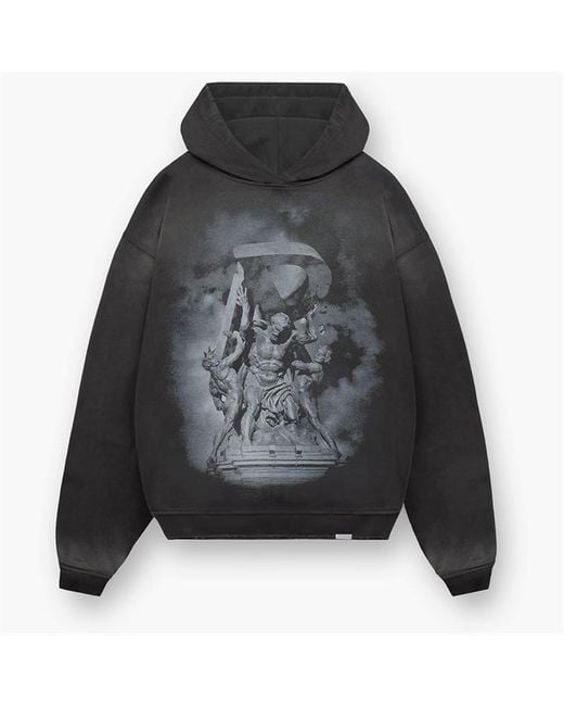 Represent Black Rep Atlas Hoodie for men