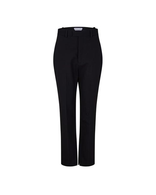 Bottega Veneta Black Straight Trousers