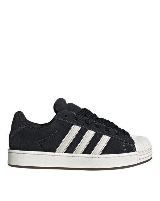 Adidas Originals Black Superstar St Superstar Low-Top Trainers