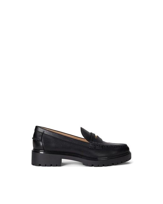 Ralph Lauren Black Marli Loafers