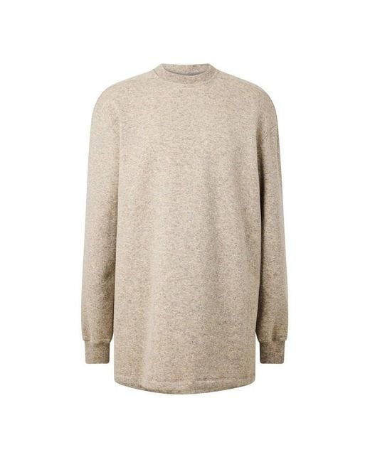 Rick Owens Natural Rick Jumbo Ls T Sn63 for men