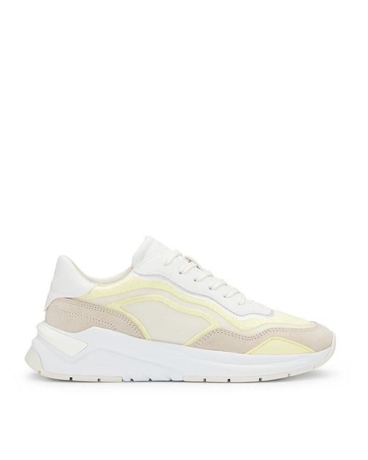 Boss White Skylar Chunky Trainers