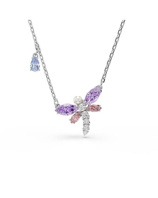 Swarovski Metallic X Ariana Grande Dragonfly Pendant Necklace