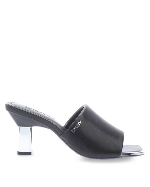 DKNY Gray Kaye Sandal Mules