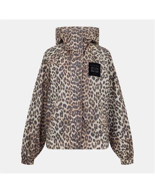 Ganni Gray Lightweight Softshell Jacket