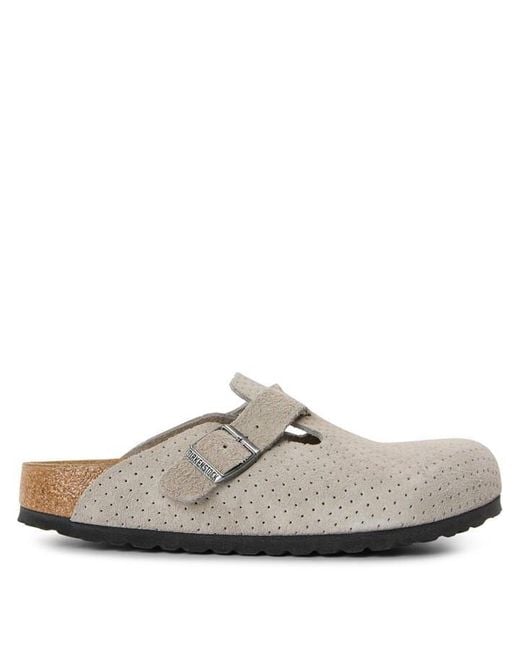 Birkenstock Gray Bstk Boston Leve Dotte 64