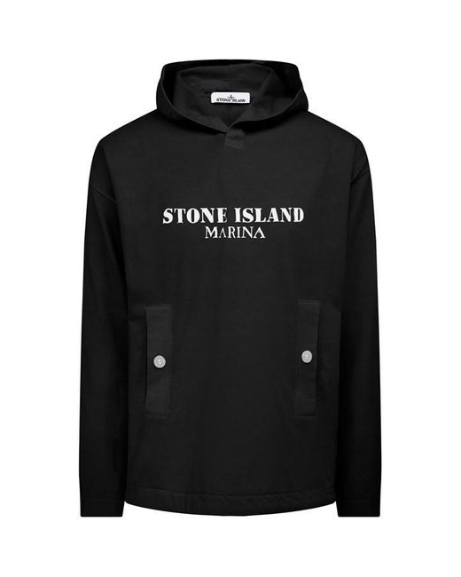 Stone Island Marina Black Marina Sweatshirt for men