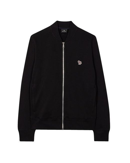 Paul Smith Black Full-Zip Track Top for men
