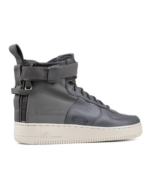nike sf air force 1 mid dark grey