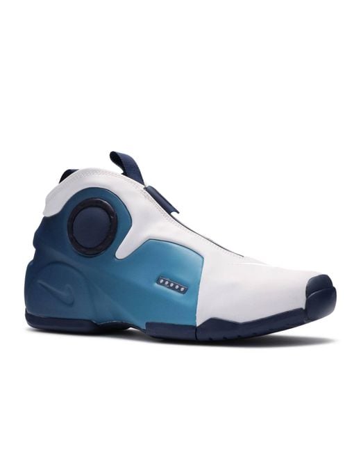 Nike Lace Air Flightposite 2 Sneakers in White/Navy (Blue) for Men - Save 64% - Lyst