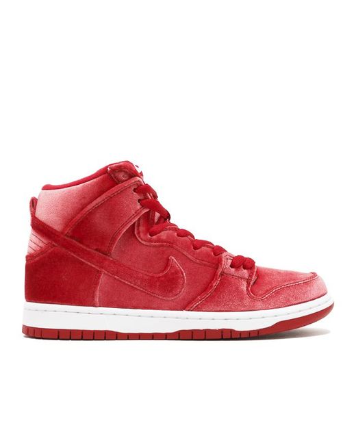 nike sb dunks high red