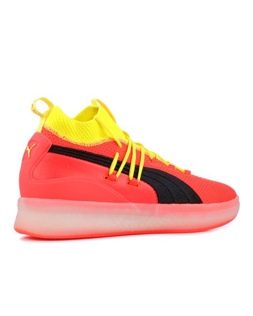 puma clyde court orange