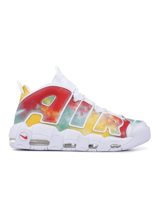 nike uptempo multicolor