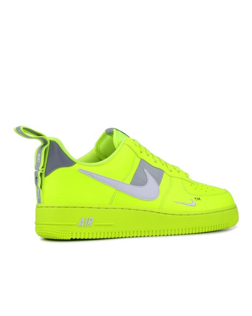 nike air force 1 low utility volt electric neon yellow