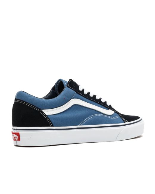 blue vans old skool mens