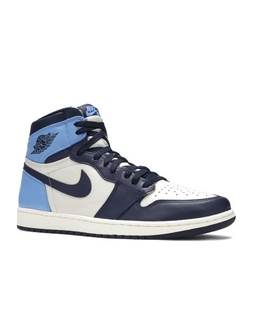 Nike 1 Retro High Og 'obsidian, Unc' in Blue for Men - Lyst