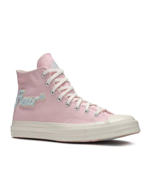 golf le fleur pink high tops