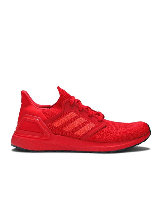 Adidas Lace Ultraboost 20 Shoes In Red For Men Save 33 Lyst