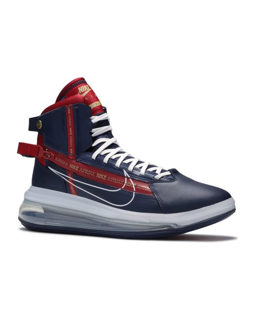 Nike Leather Air Max 720 Saturn Sneaker in Midnight Navy/White (Blue) for Men - Save 81% - Lyst