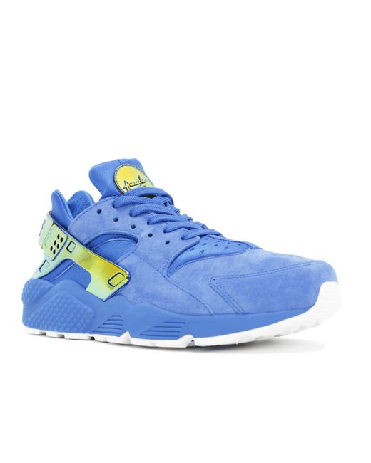 huaraches blue and gold