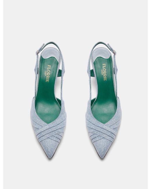 Florrie London Blue Maude Slingback 50