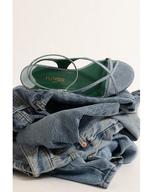 Florrie London Blue Matilda Flat 15