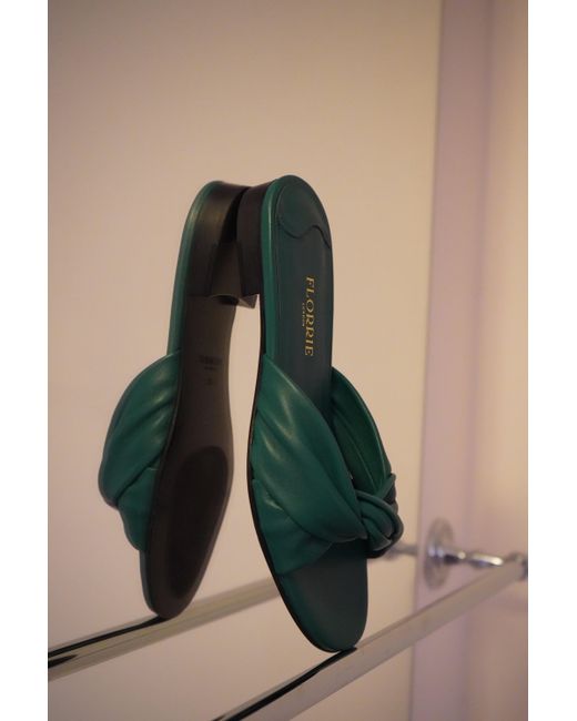 florrie-footwear Green Emma Flat 15