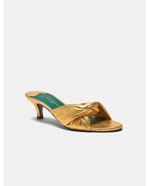 Florrie London Metallic Emma Mule 50