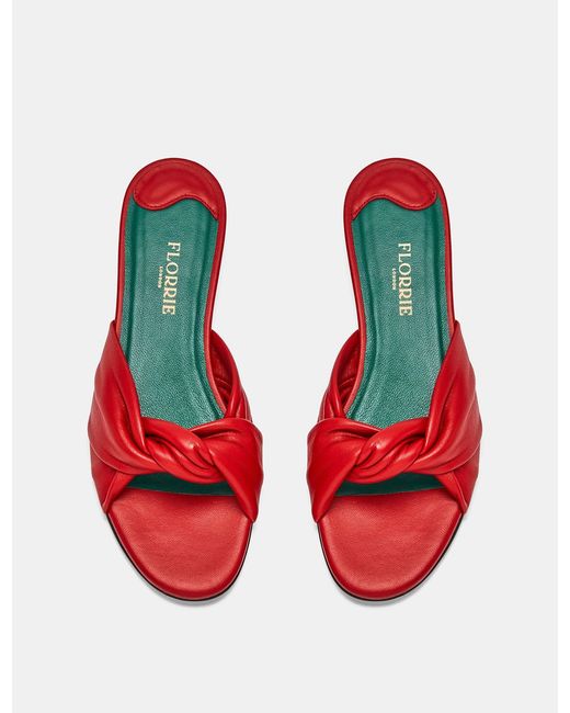 Florrie London Red Emma Flat 15