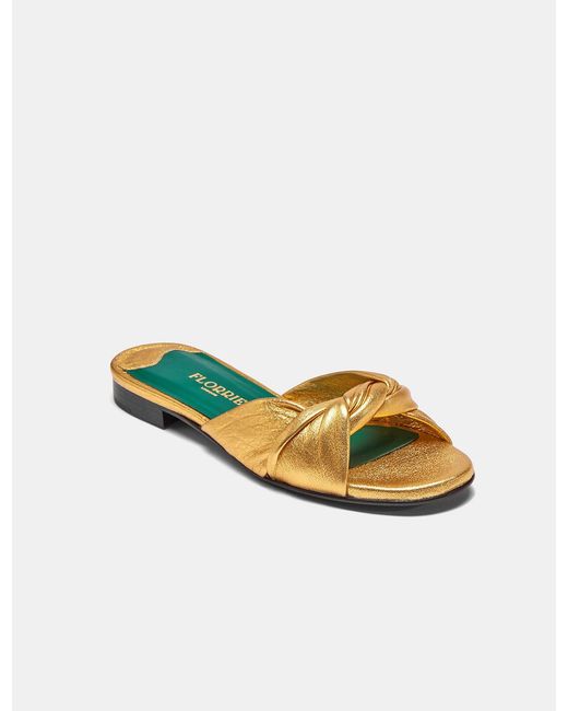 Florrie London Metallic Emma Flat 15