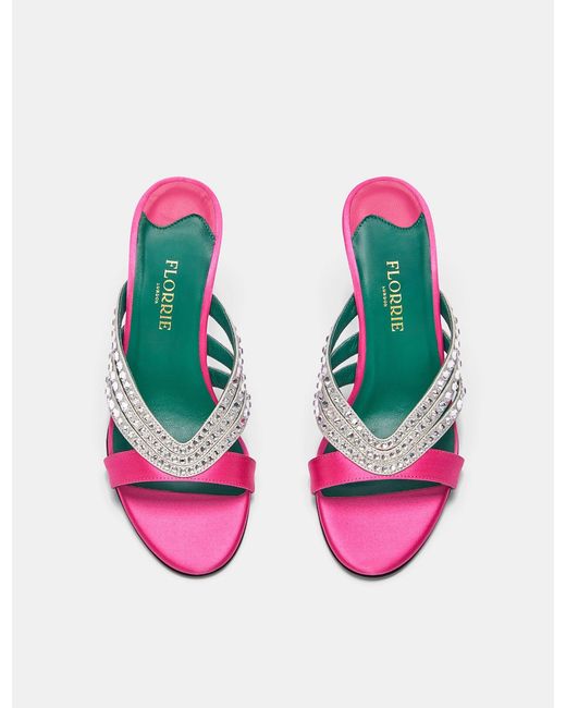 Florrie London Pink Roro Mule 75