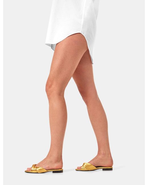 Florrie London Metallic Emma Flat 15