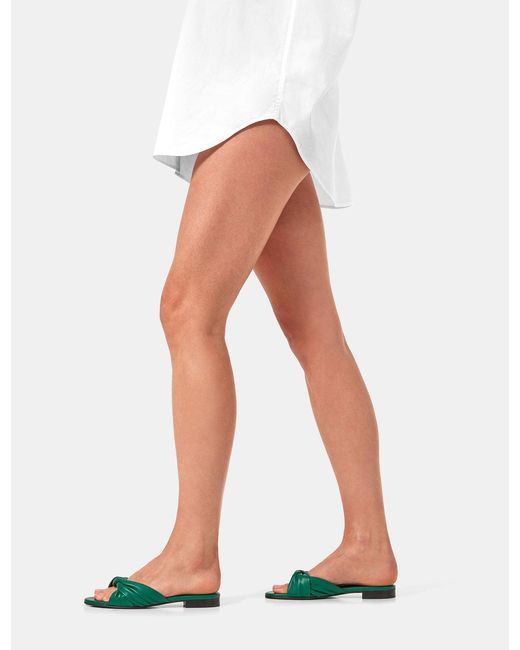 florrie-footwear Green Emma Flat 15