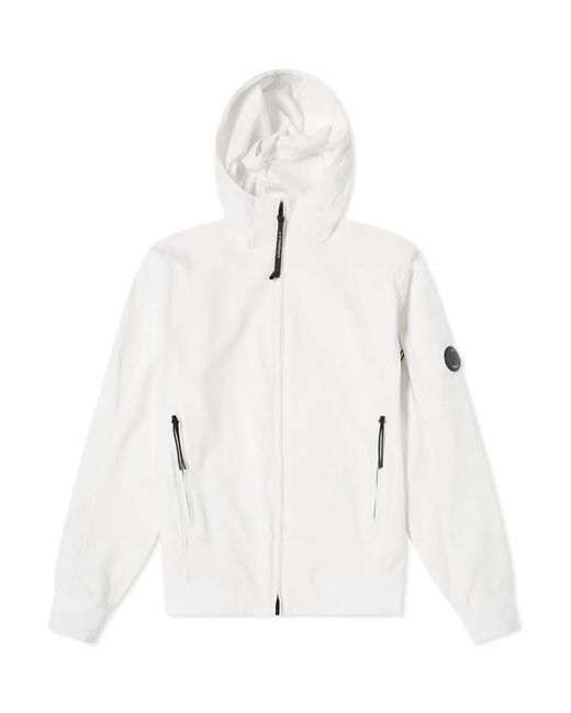 C.P. Company Synthetic Soft Shell Jacket In White for Men - Lyst