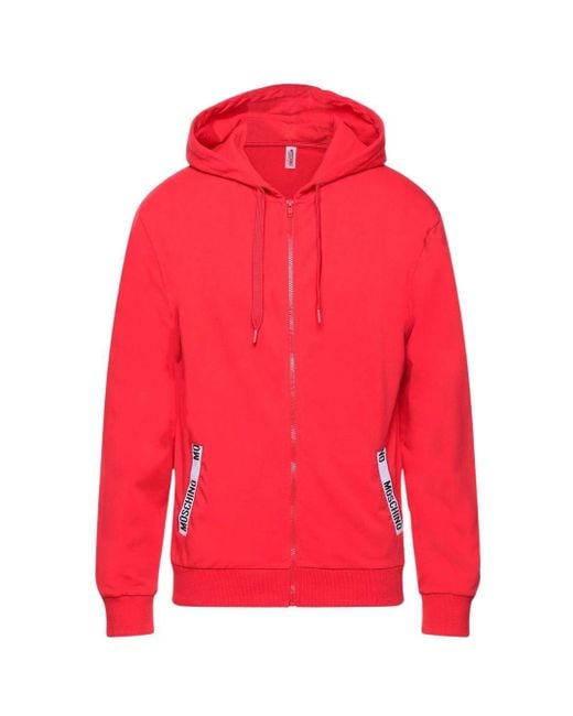 Moschino zip hoodie outlet mens