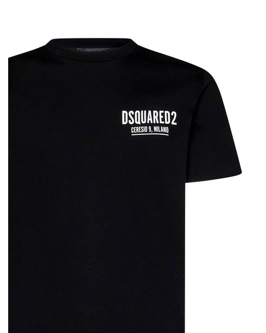 DSquared² Mini Logo Ceresio 9 T-shirt in Black for Men | Lyst