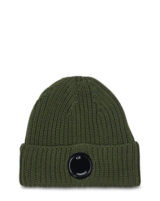 Logo-patch Ribbed-knit Beanie 