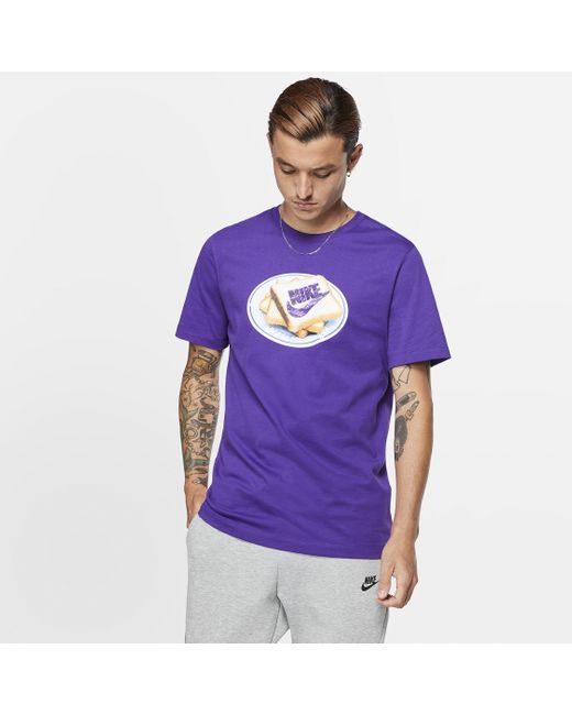 purple shirt nike