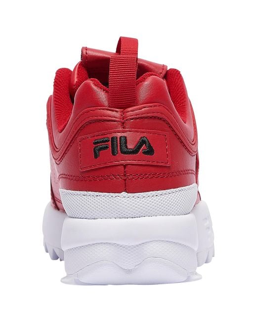 fila black and red