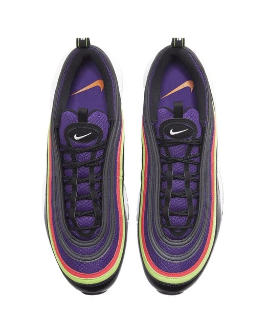 black and purple air max 97
