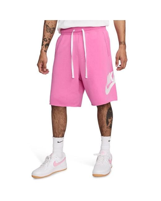 pantalon corto rosa nike