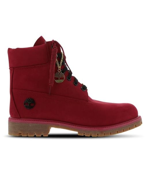 Timberland Red 6 Inch Shoes for men
