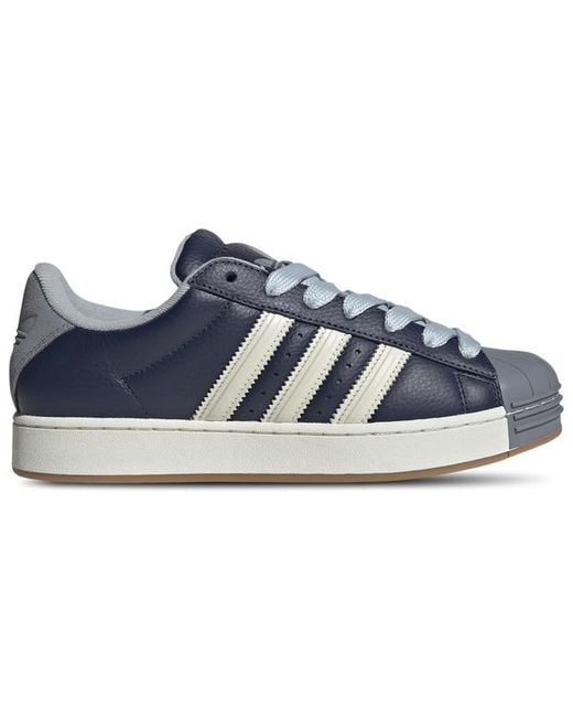Adidas Blue Superstar Sneakers for men
